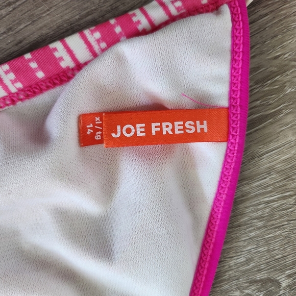 Joe Fresh Pink kids bikini top - Picture 5 of 6